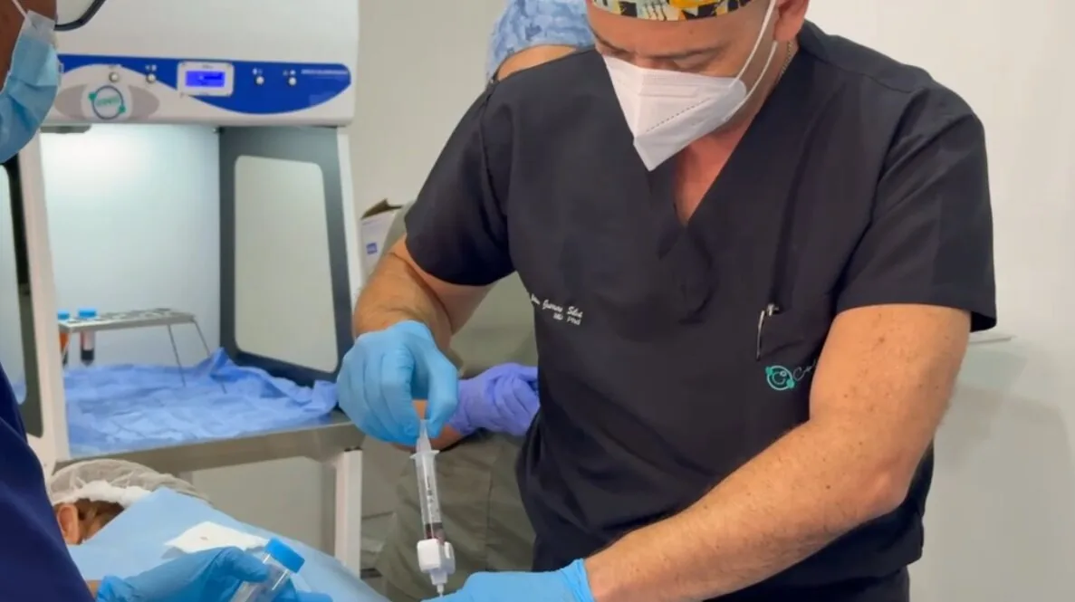 Procedimiento de medicina regenerativa con células madre — SANAA Experience